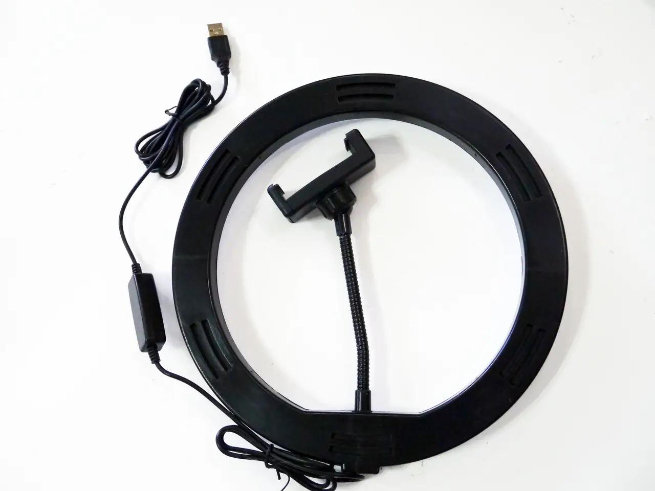 Кольцевая лампа Ring Fill Light ZD666 26 см с держателем телефона (4459) - фото 10