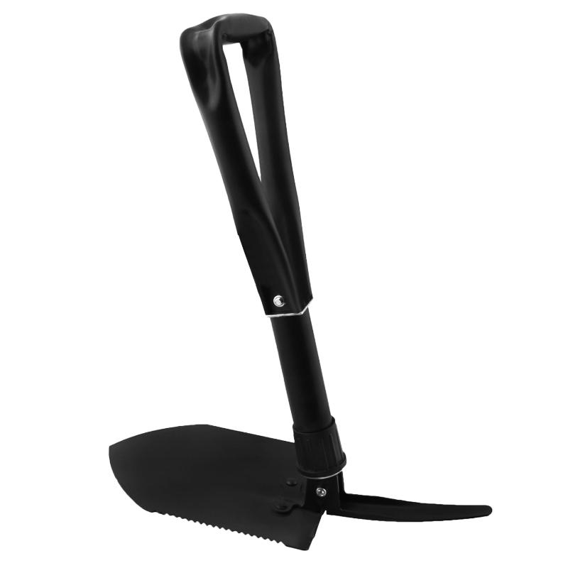 Лопата саперная туристическая Trizand 23830 складная металлическая со штыком и чехлом 3в1 60 см Черный - фото 2 Лопата саперная туристическая Trizand 23830 складная металлическая со штыком и чехлом 3в1 60 см Черный - фото 2