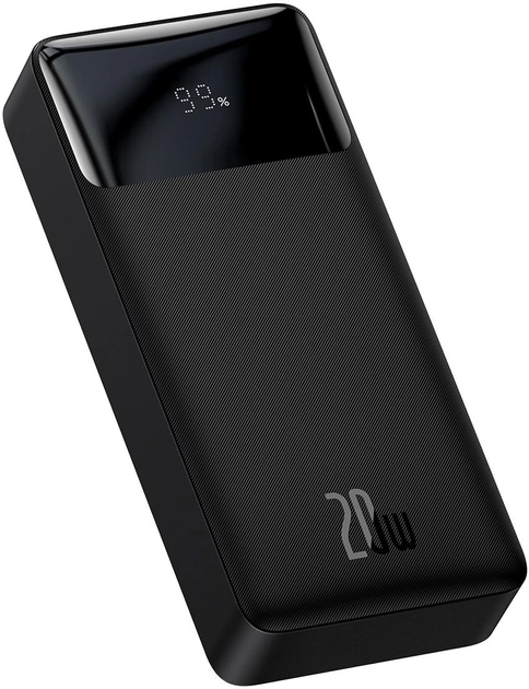 Повербанк Baseus Bipow 3A Digital Display 20000 mAh 20W Black