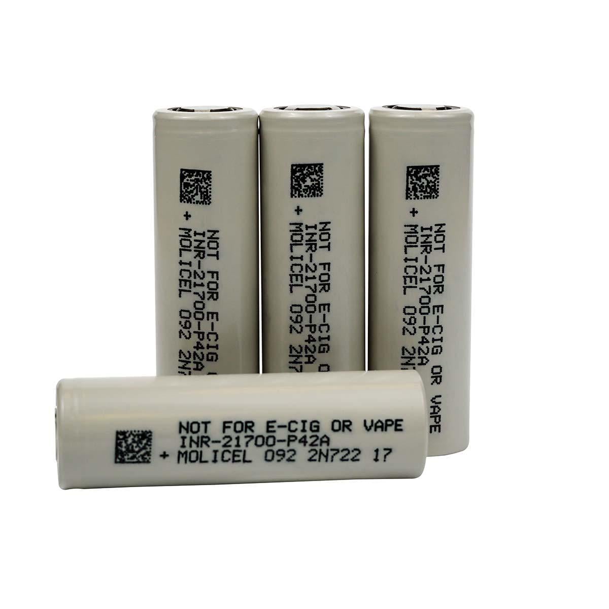 Аккумулятор литий-ионный Molicel INR21700-P42A 21700 4200 мАч 3,6 В 45 А