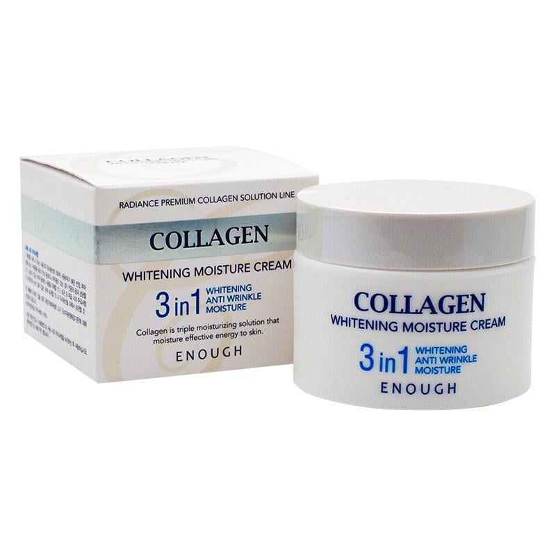 Крем для лица Enough с коллагеном Collagen Whitening Moisture 3in1 Cream 50 мл (8809450652165)