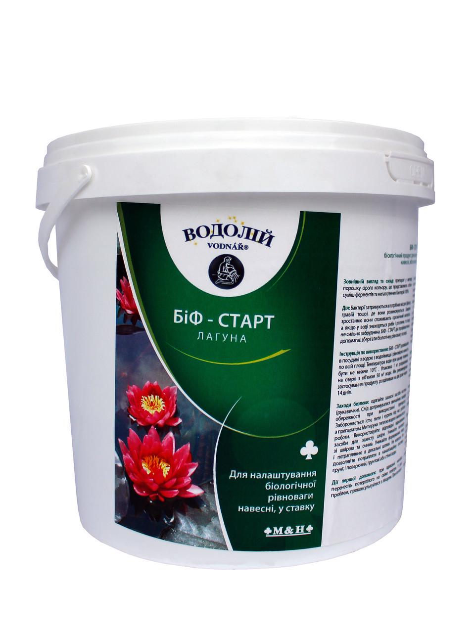 Средство для настройки биологического уровня воды в озерах Vodnar Биф старт 1 кг (Hess25)