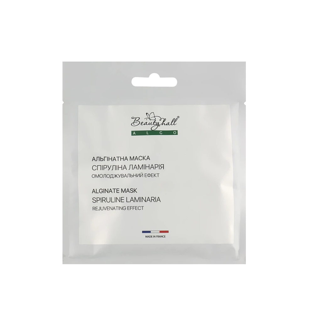 Альгінатна маска ALGO Beautyhall Peel Off Mask Spiruline Laminaria 30 г