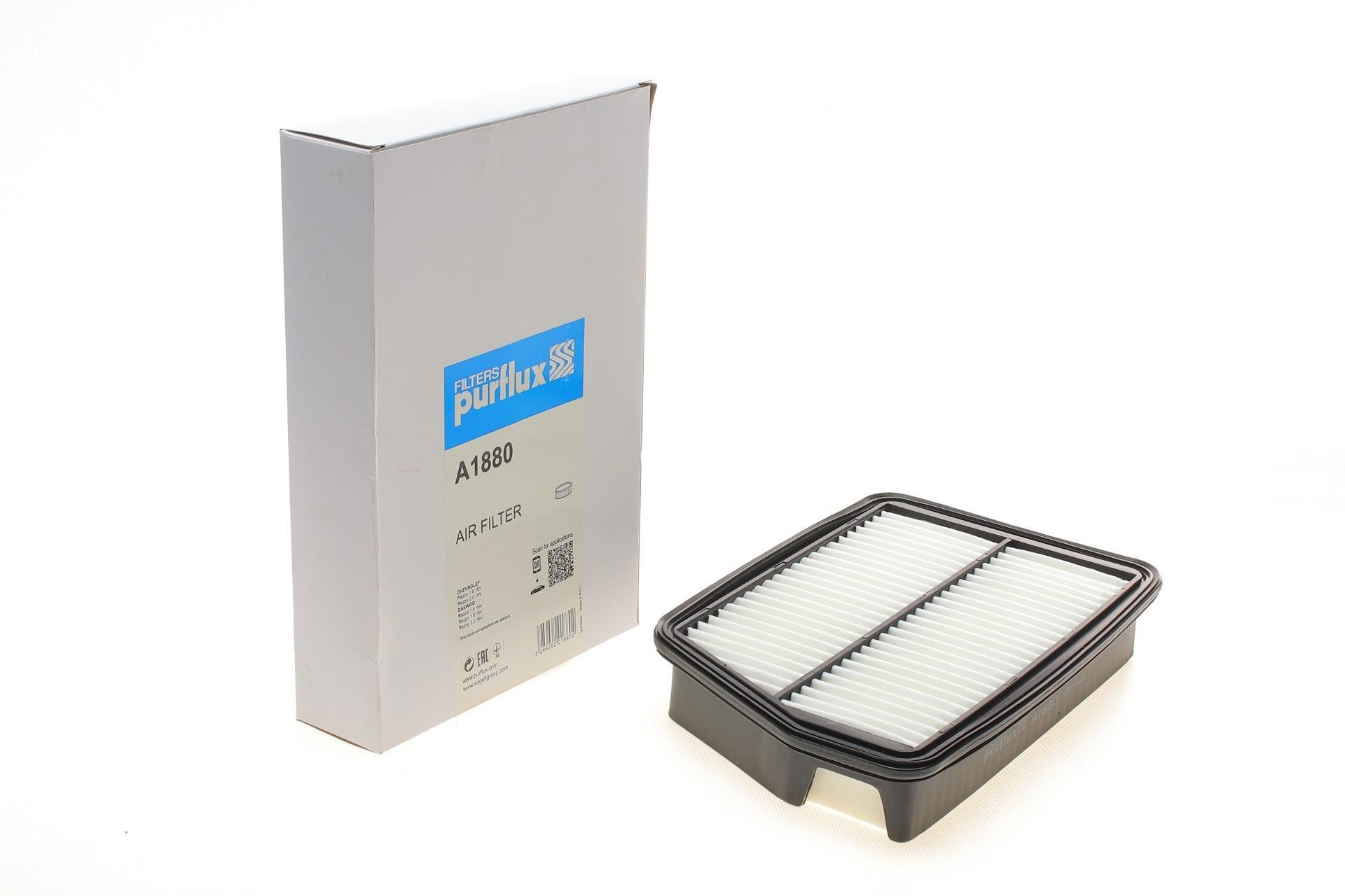 Фильтр воздушный PURFLUX для Chevrolet Rezzo 1,6/2,0i 00- (A1880)