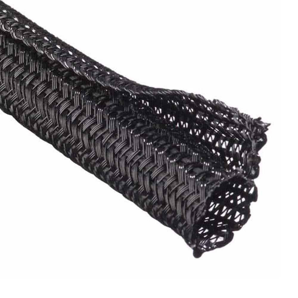 Кабельная оплетка самозакрывающаяся негорюча Techflex F6F0.50TB Flexo F6 FR D 12,7 мм Черный