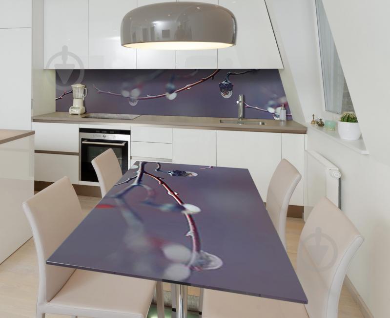 Наклейка 3Д виниловая на стол Zatarga «Тающие ветки» 650х1200 мм (Z184510/1st)