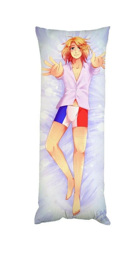 Подушка дакимакура Хеталия и страны Оси Axis Powers Hetalia декоративная ростовая для обнимания 30x60 см (1833996754)