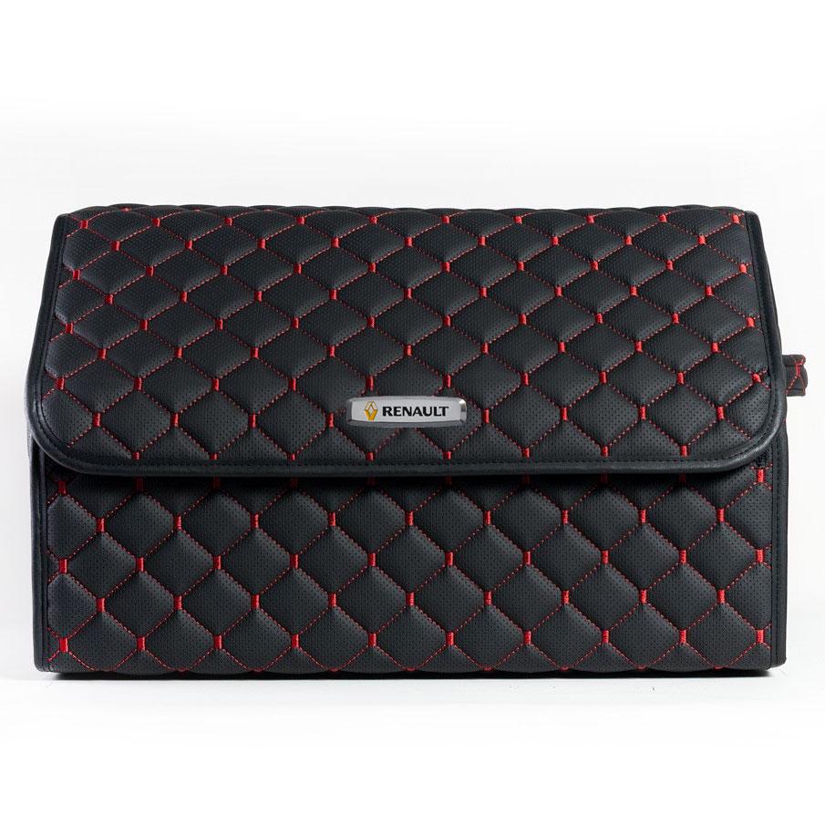 Сумка-органайзер с лого Renaulr в багажник CarsBAG Экокожа 30x50x30 см Черно-красный (acb-1036-1-30х50х30-030) Сумка-органайзер с лого Renaulr в багажник CarsBAG Экокожа 30x50x30 см Черно-красный (acb-1036-1-30х50х30-030)