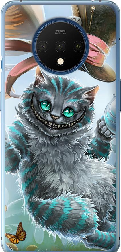 Чохол на OnePlus 7T Чеширський Кіт 2 (3993t-1809-42517)