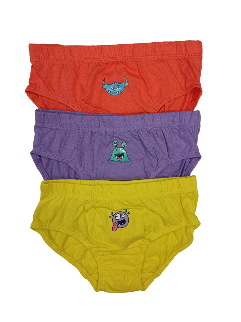 Набор детских трусов для мальчика PRIMARK 122-128 см 3 шт. Разноцветный (0682)