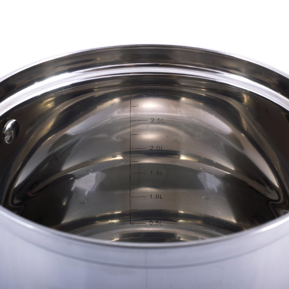 Кастрюля-фритюрница Kamille KM-5852 из нержавеющей стали со стеклянной крышкой и дуршлагом 3,5 л Стальной (124-84-5852) - фото 6 Кастрюля-фритюрница Kamille KM-5852 из нержавеющей стали со стеклянной крышкой и дуршлагом 3,5 л Стальной (124-84-5852) - фото 6