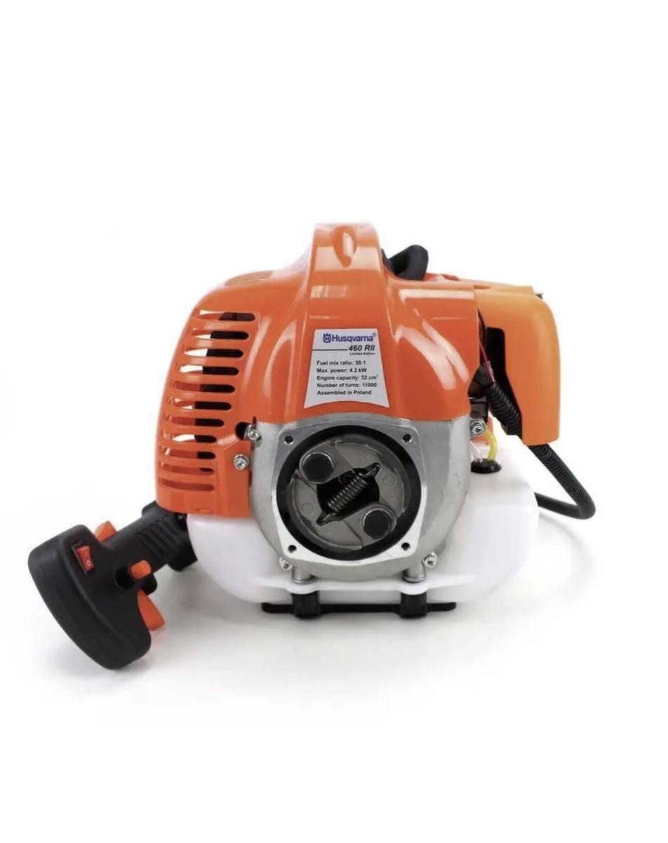 Мотокоса Husqvarna 460 RII 4,2 кВт 2-тактный двигатель Эко-серия Оранжевый (465) - фото 4 Мотокоса Husqvarna 460 RII 4,2 кВт 2-тактный двигатель Эко-серия Оранжевый (465) - фото 4
