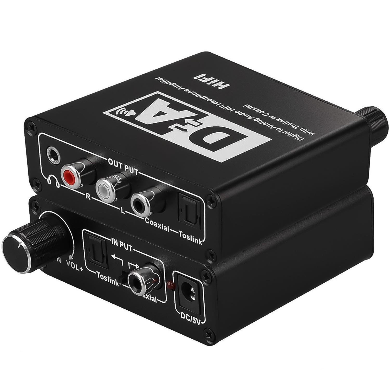 Перетворювач цифро-аналоговий Addap DAC-02 ЦАП із Toslink SPDIF та коаксіалу на RCA/mini Jack/SPDIF/коаксіал - фото 15