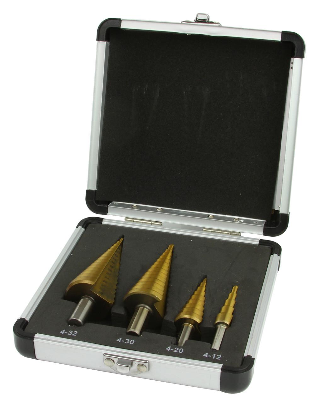 Набір ступінчастих свердел по металу та пластику Mar-Pol M22320 4 шт. - фото 7 Набір ступінчастих свердел по металу та пластику Mar-Pol M22320 4 шт. - фото 7