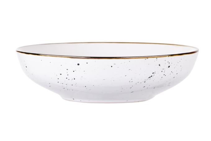 Тарелка суповая Ardesto Bagheria 20 см Bright white (AR2920WGC)