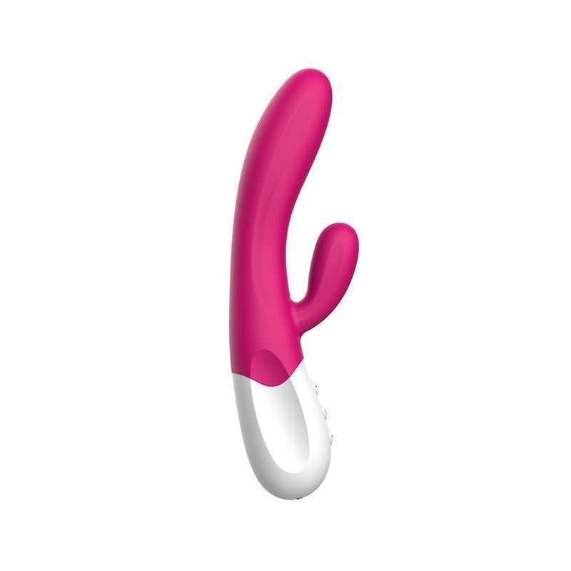 Вибратор-Rabbit Liebe Bend It Plus 21 см Вишневый (56961)