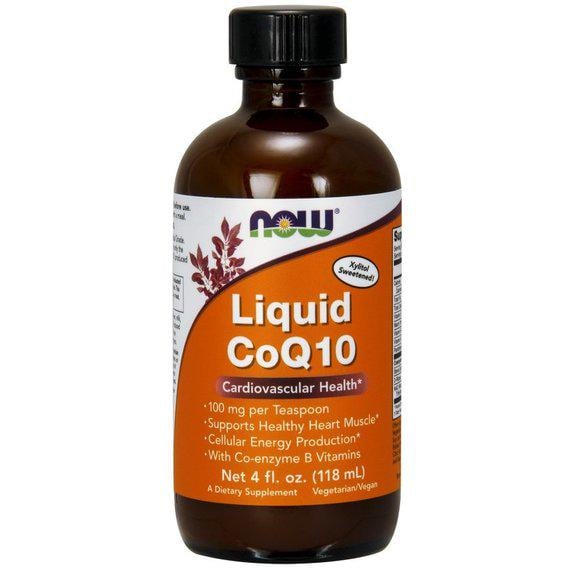 Коэнзим NOW Foods Liquid CoQ10 4 ун. 118 мл Orange Flavor Коэнзим NOW Foods Liquid CoQ10 4 ун. 118 мл Orange Flavor