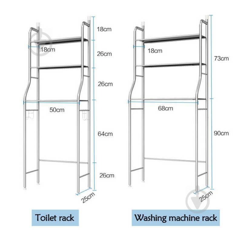 Стойка-органайзер напольная Ukc Toilet Rack на стиральную машину и унитаз - фото 2