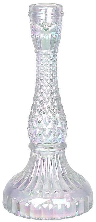 Свічник скляний Crystal Glass 22 см
