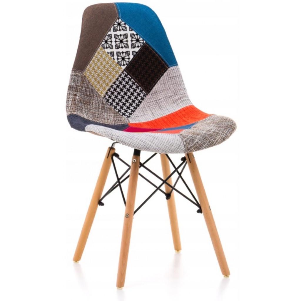 Стул для кухни обеденный Bonro В-439 PW01 PATCHWORK (42300080)