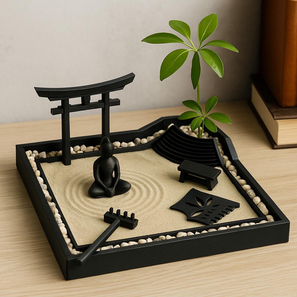 Дзен-сад японський для релаксу та медитації з піском та декором (2652464918)
