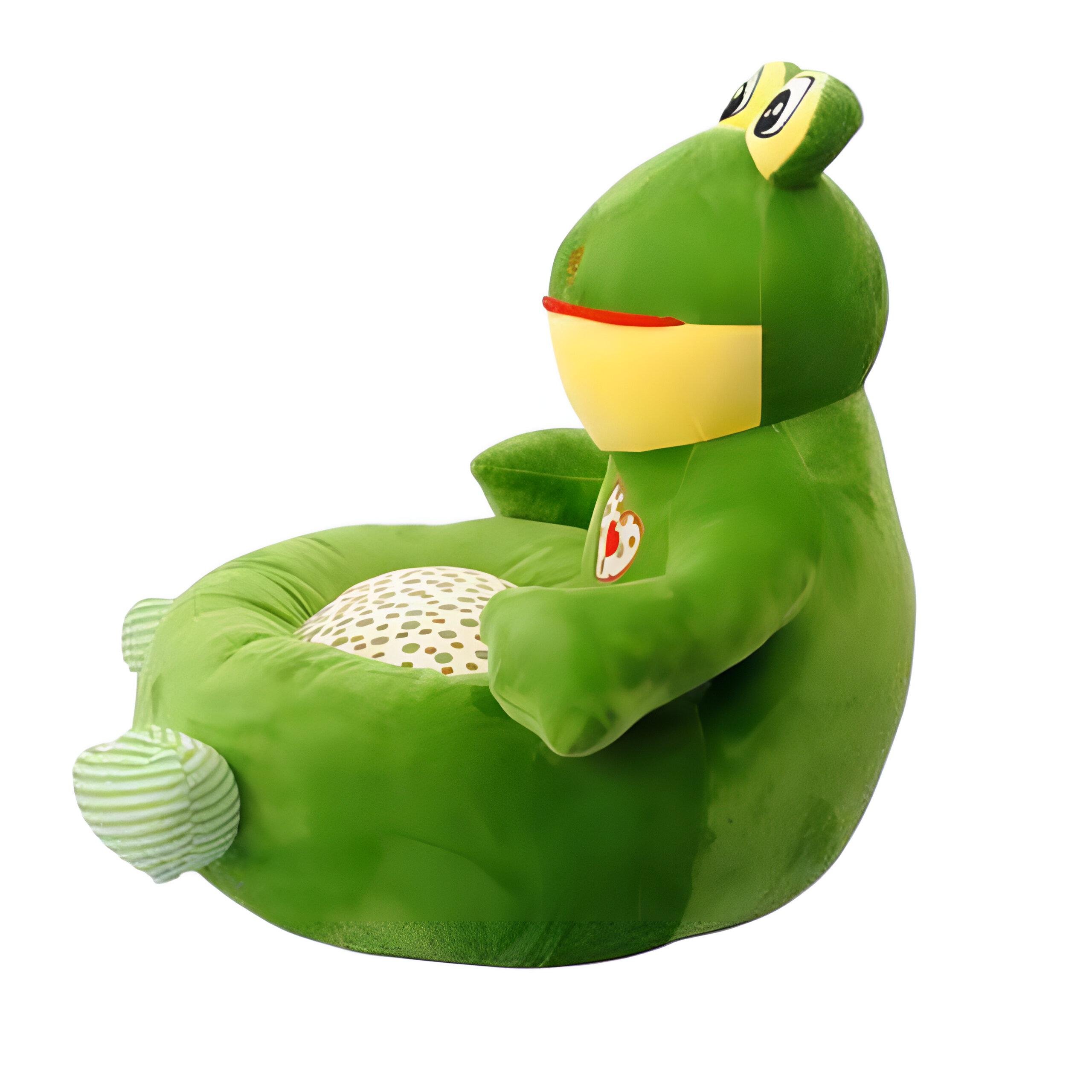 М’яке крісло-іграшка Жабка C 44355 48 см (28796178) - фото 2 М’яке крісло-іграшка Жабка C 44355 48 см (28796178) - фото 2