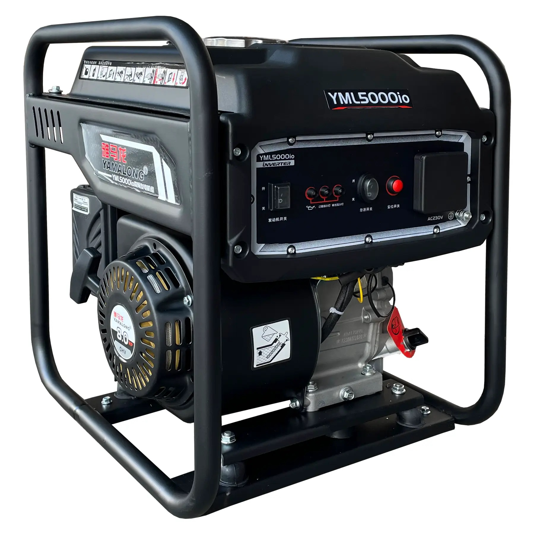 Генератор бензиновий інверторний YAMALONG YML5000io-2 з дисплеєм 3,5 кВт (25641) Генератор бензиновий інверторний YAMALONG YML5000io-2 з дисплеєм 3,5 кВт (25641)