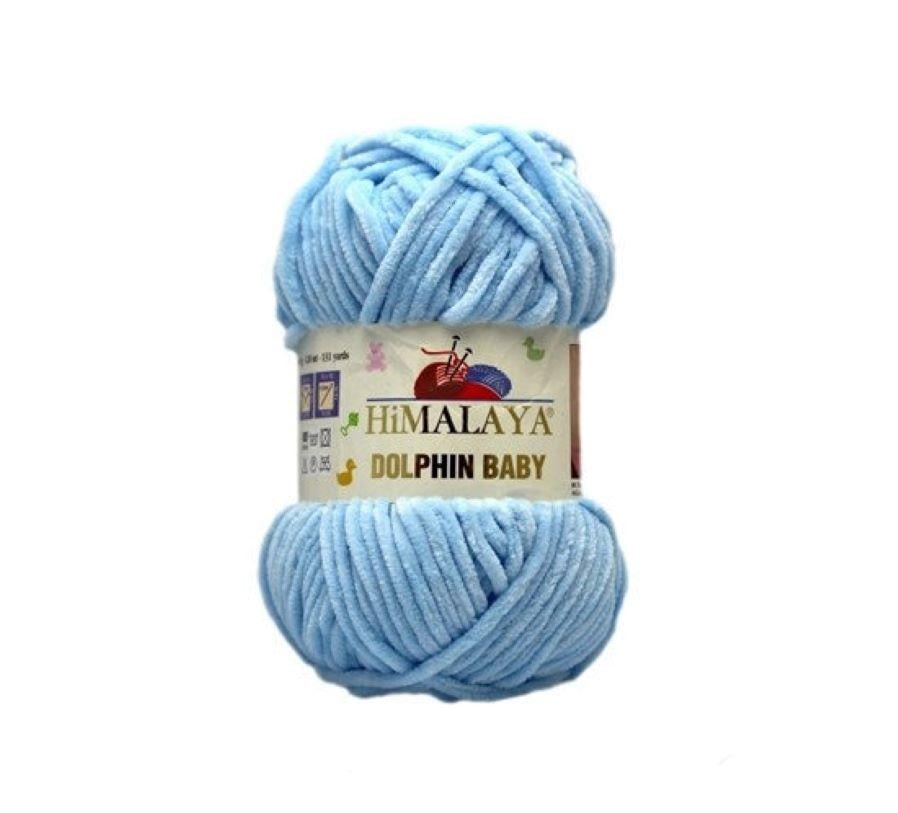 Пряжа велюровая Himalaya Dolphin Baby 80306 Голубой (7196) Пряжа велюровая Himalaya Dolphin Baby 80306 Голубой (7196)
