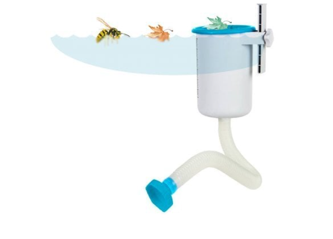 Скімер для басейну маленький поверхневий від фільтр-насоса Сірий (132-9-18946) - фото 2