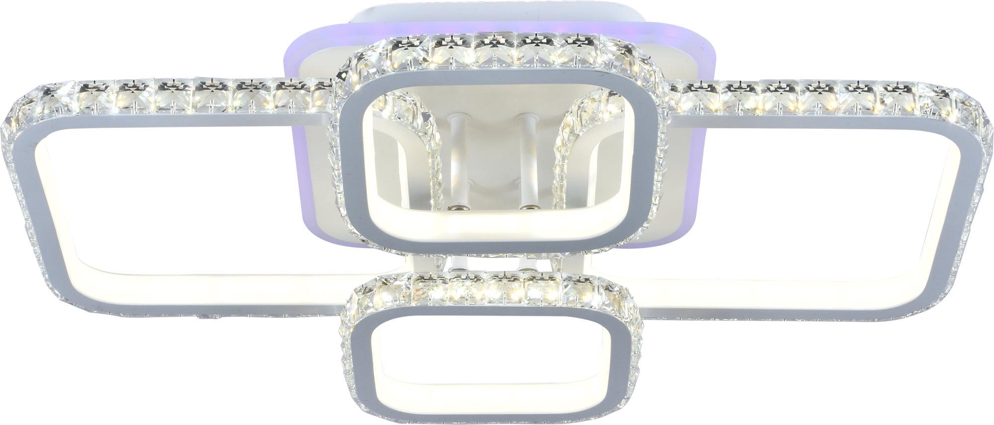 Люстра светодиодная Sirius DK5858/4 WH RGB 200 W 8 W акриловая (000035875)