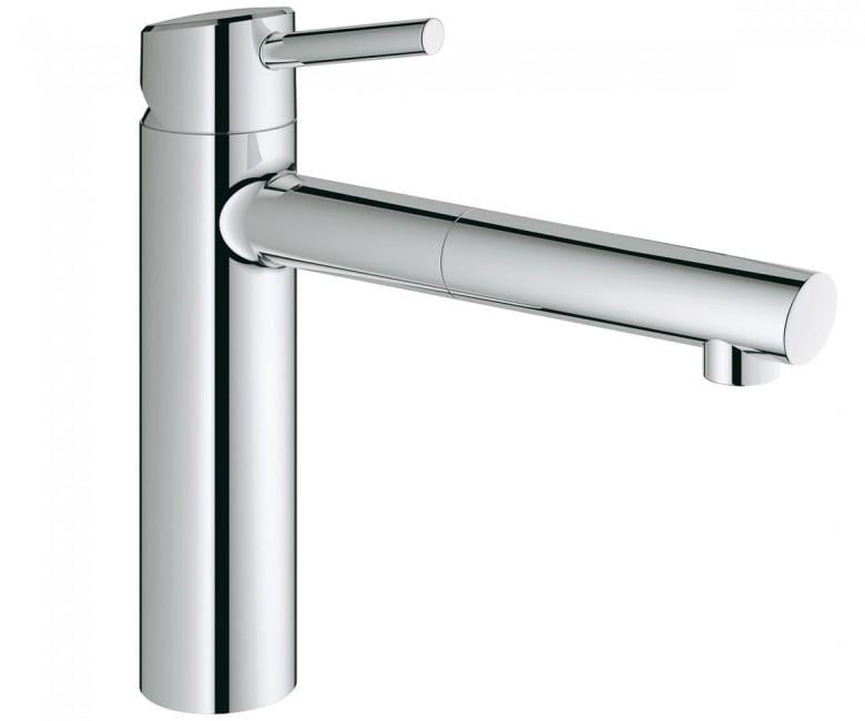 Кухонный смеситель с выдвижным изливом Grohe Concetto 31129001 Хром (43797)