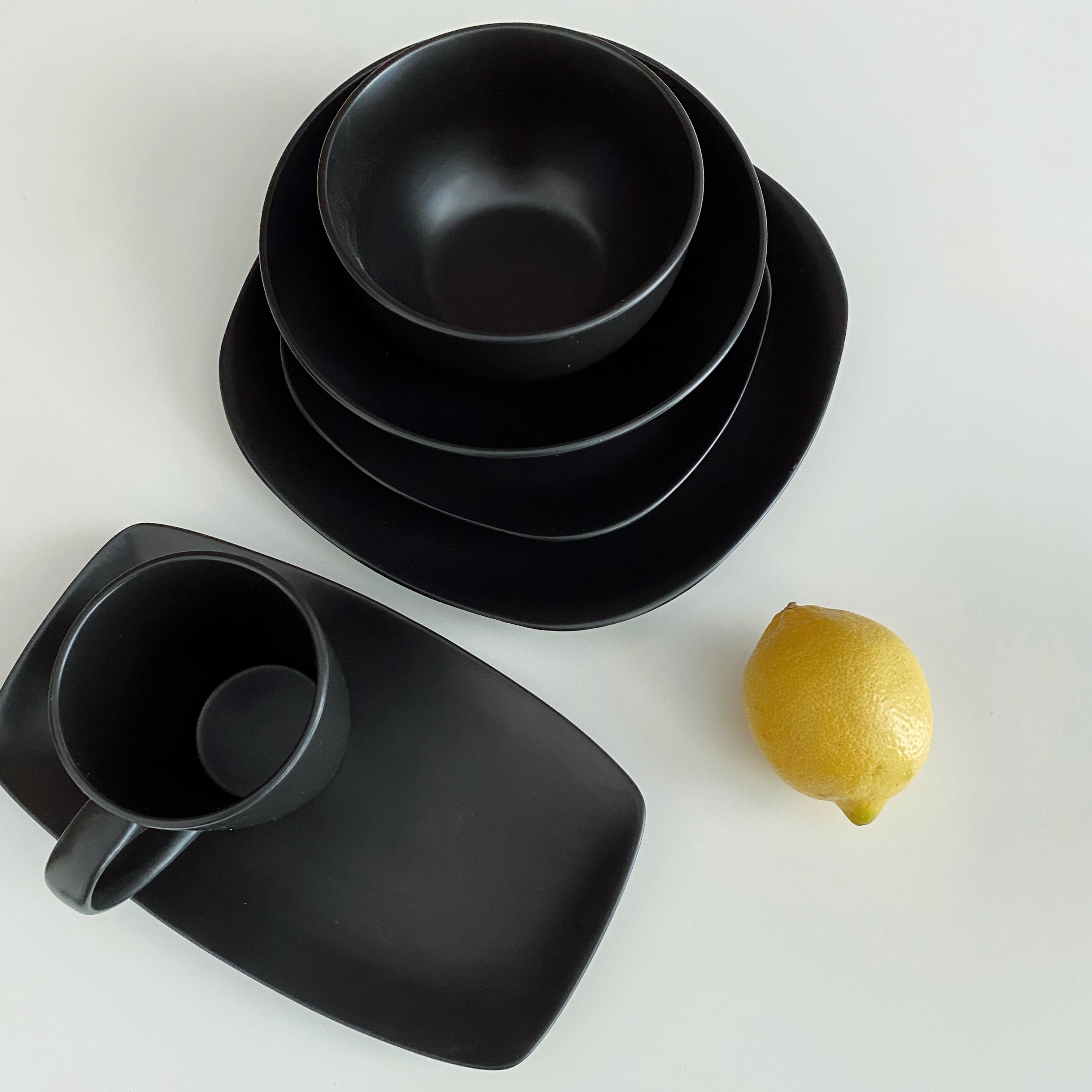 Столовый сервиз Ardesto Molize 30 пр. на 6 персон Black (AR29MB)