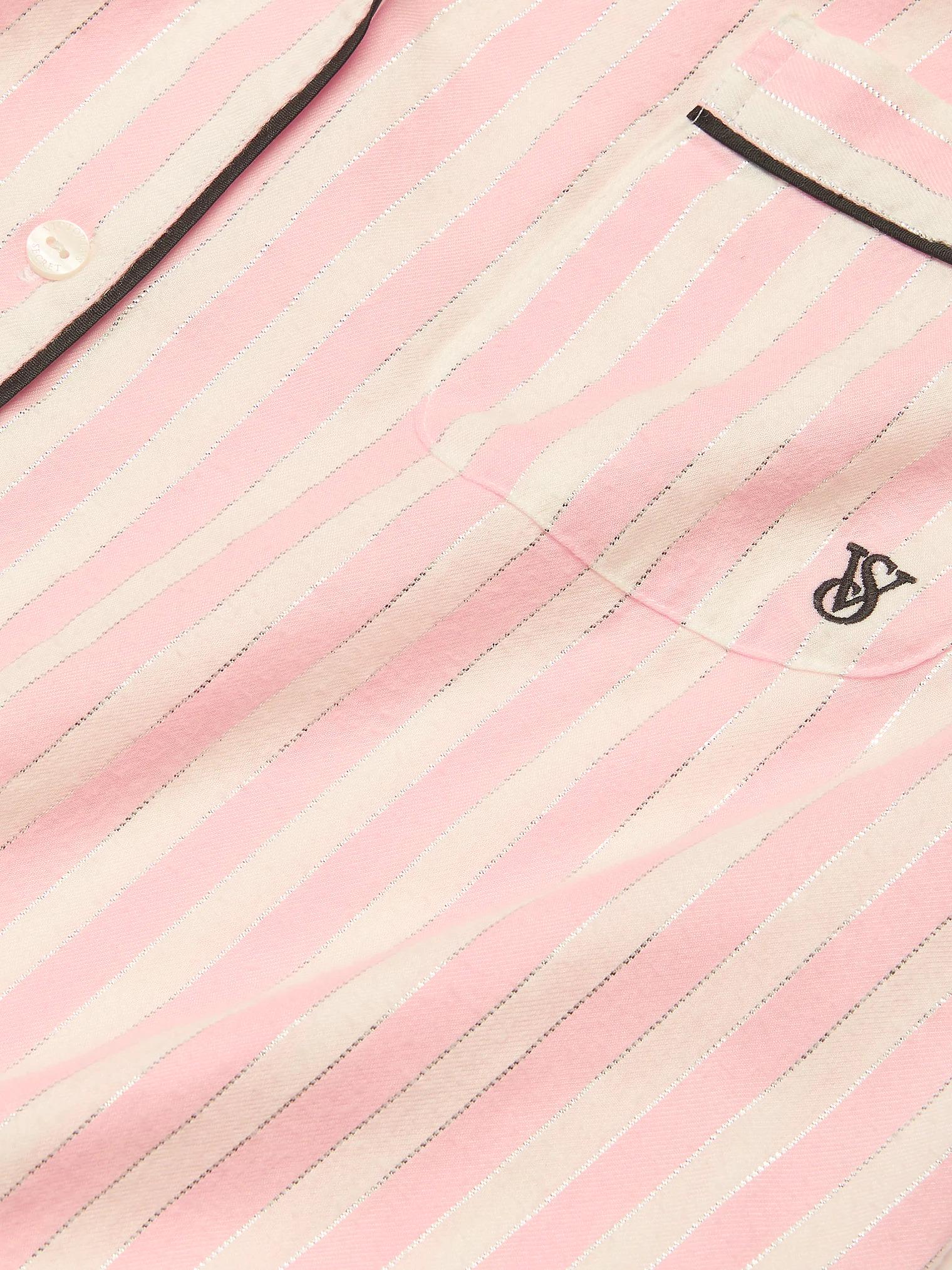 Пижама фланелевая Victoriaʼs Secret Flannel Regular Pajama Set M Regular Розовый (VS-028) - фото 3