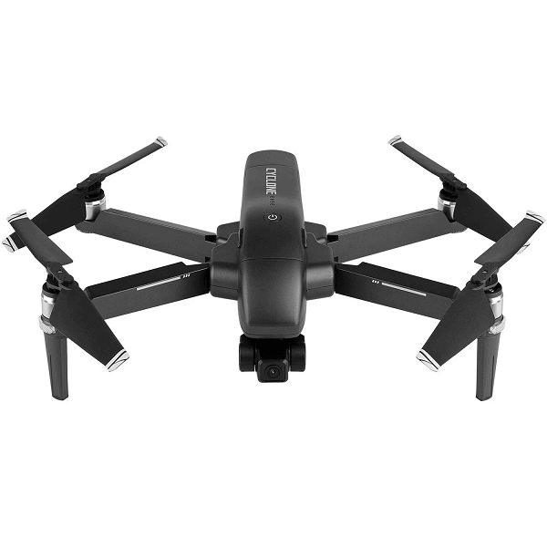 Квадрокоптер Cyclone Q868 4K и HD-камеры GPS FPV БК моторы 1 км до 30 минут Черный