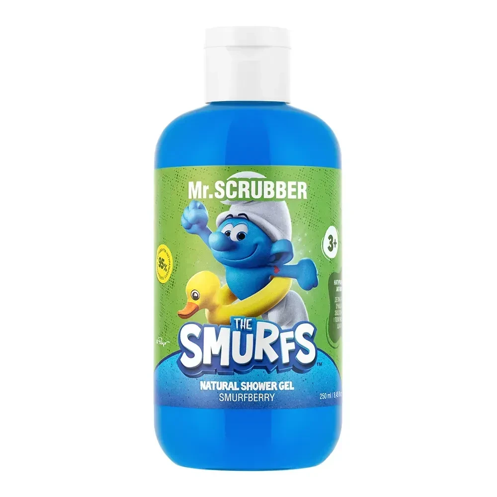Гель для душа дитячий Mr.SCRUBBER The Smurfs Smurfberry 250 мл (2894027185)