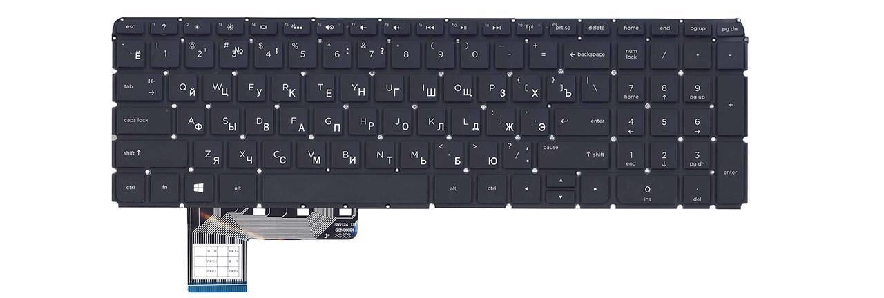 Клавіатура для ноутбука HP Envy Sleekbook M6-K001 з підсвічуванням клавіш матова (725450-251)