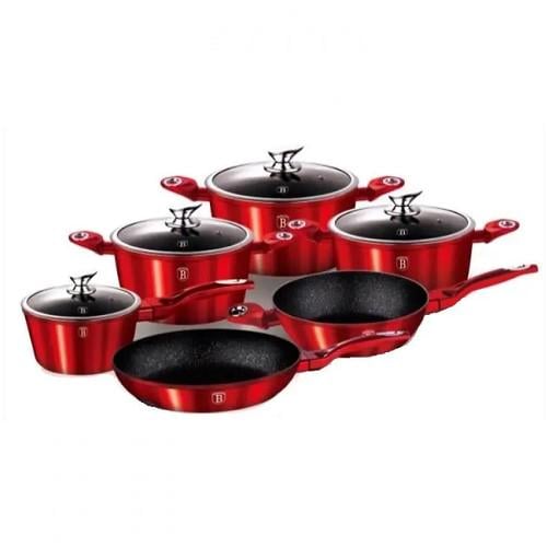Набор посуды с мраморным покрытием Benson BN-335 10 пр. (BN-335)