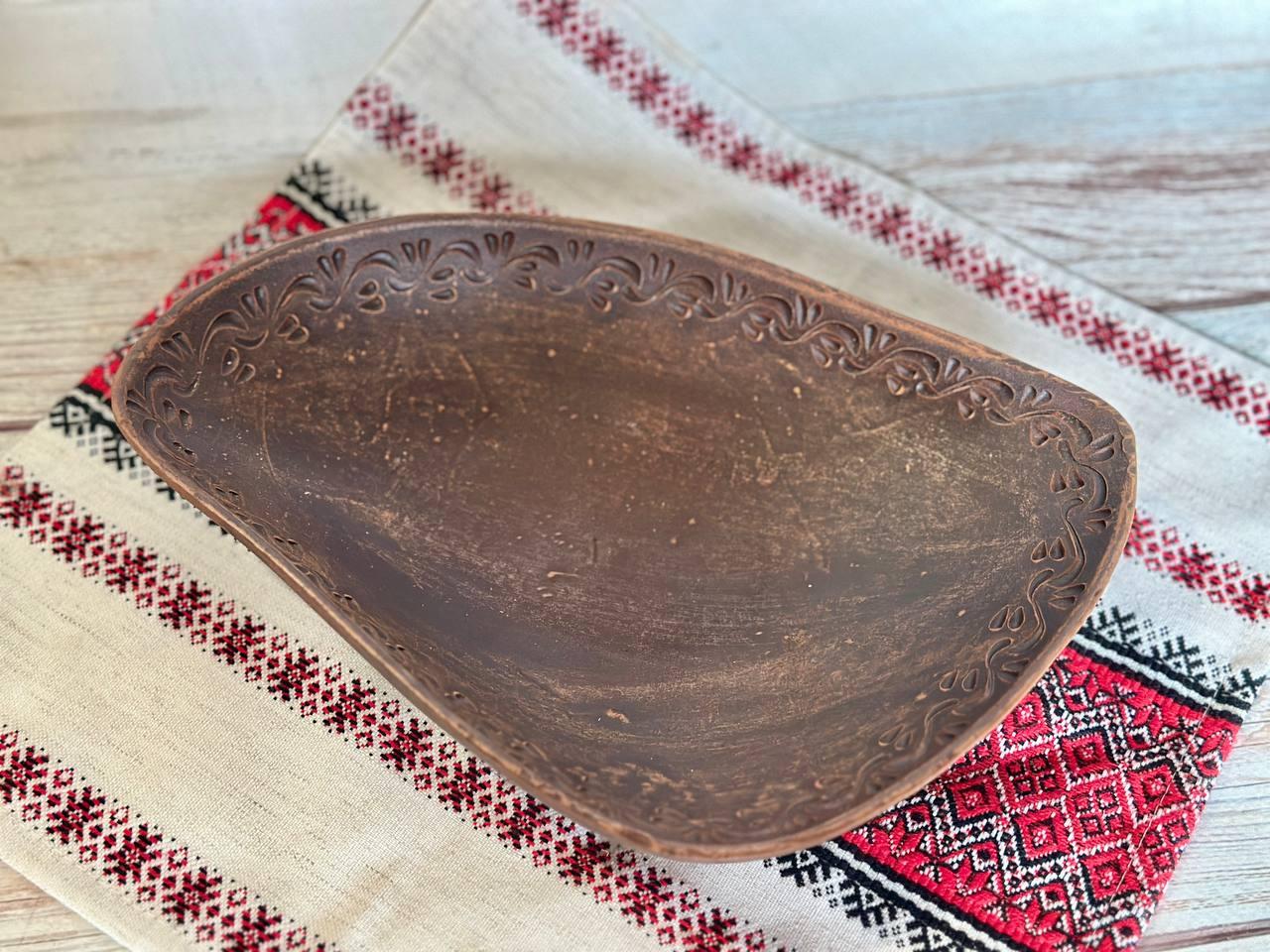 Блюдо глиняное 26х18х5 см (2354781783) - фото 9 Блюдо глиняное 26х18х5 см (2354781783) - фото 9