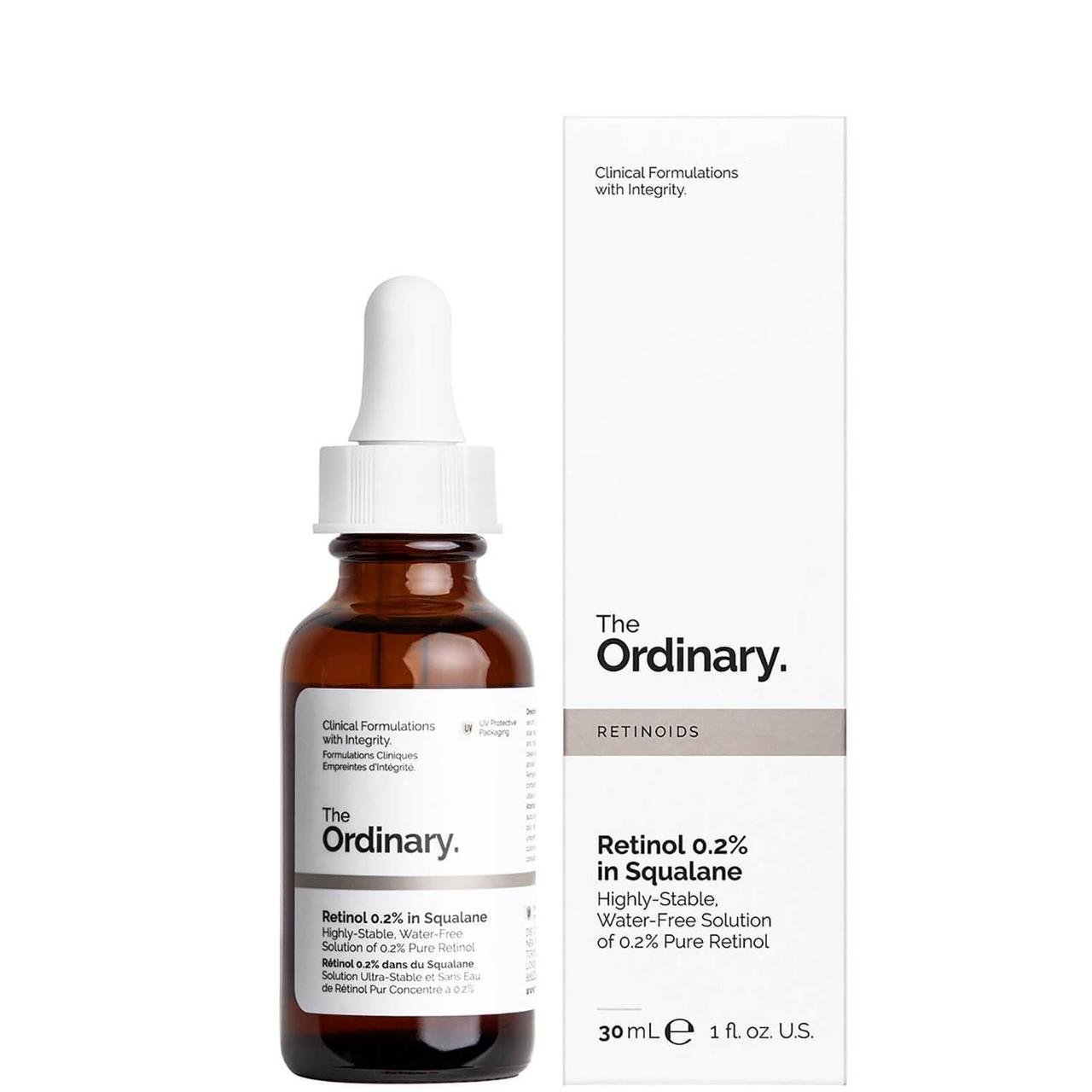 Сыроватка для лица The Ordinary Retinol 0,2% in Squalane 30 мл