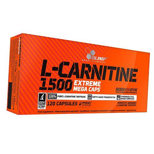 L-Carnitine Olimp Nutrition 1500 Extreme Mega Caps 120 капс. (02283006)