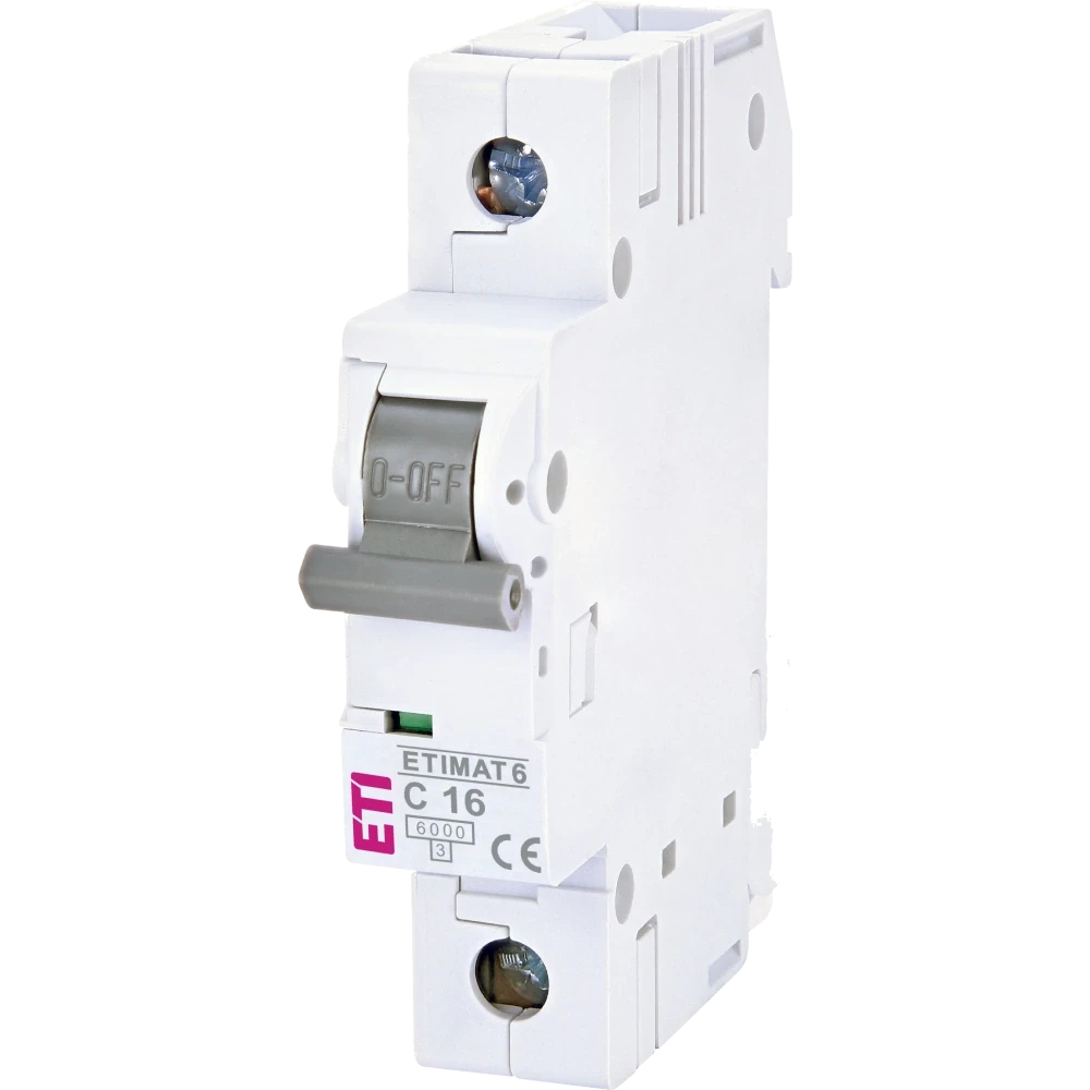 Вимикач автоматичний ЕТІ ETIMAT 6 1Р 16А 6kA C (2983448218)