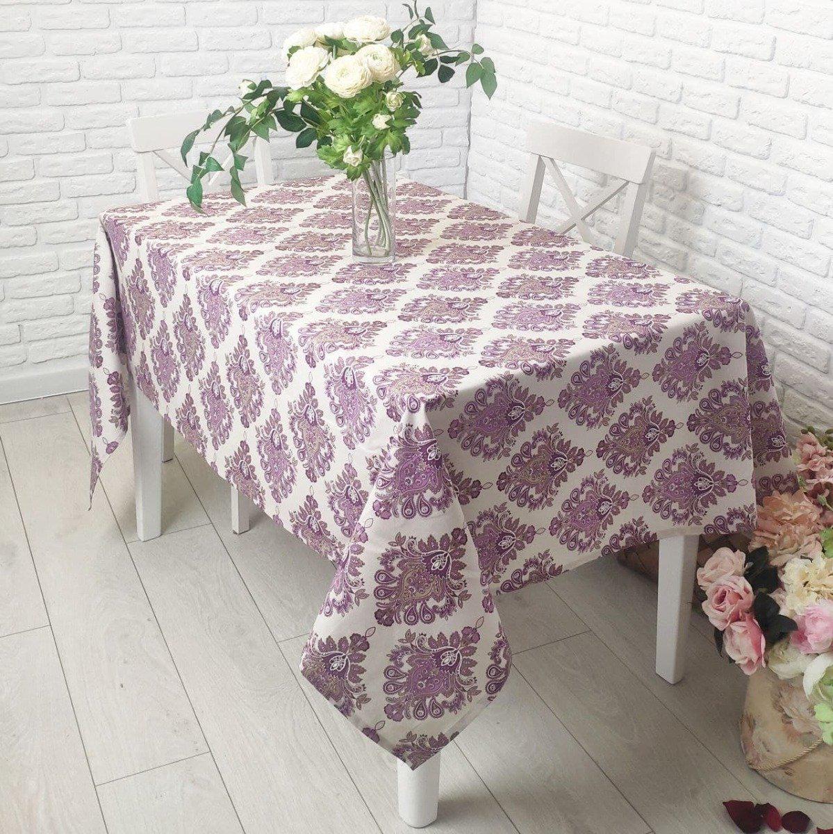 Скатертина Biltex Дамаск фуксія 140x200 (141319)