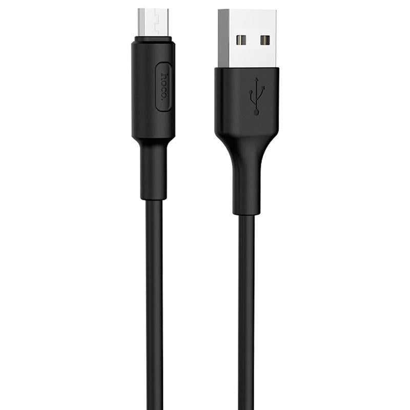 Кабель дата Hoco X25 Soarer MicroUSB 1 м Черный (00000029775_2) Кабель дата Hoco X25 Soarer MicroUSB 1 м Черный (00000029775_2)