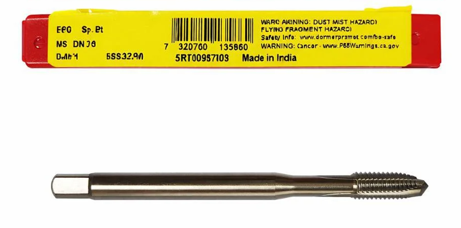 Метчик прямой М6 DORMER HSSCo