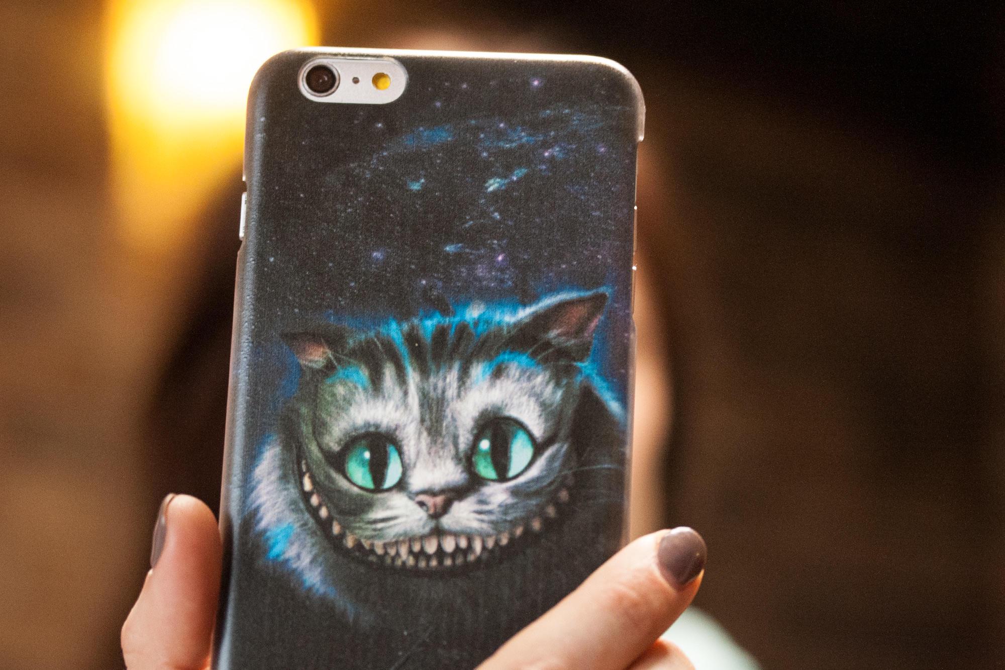 Силиконовый чехол Zorrov для Apple iPhone XR - Cheshire Cat (11170040086051814) - фото 4