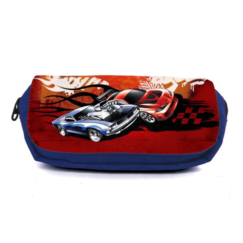 Пенал школьный Hot Wheels HW-001 Синий (1480995236)