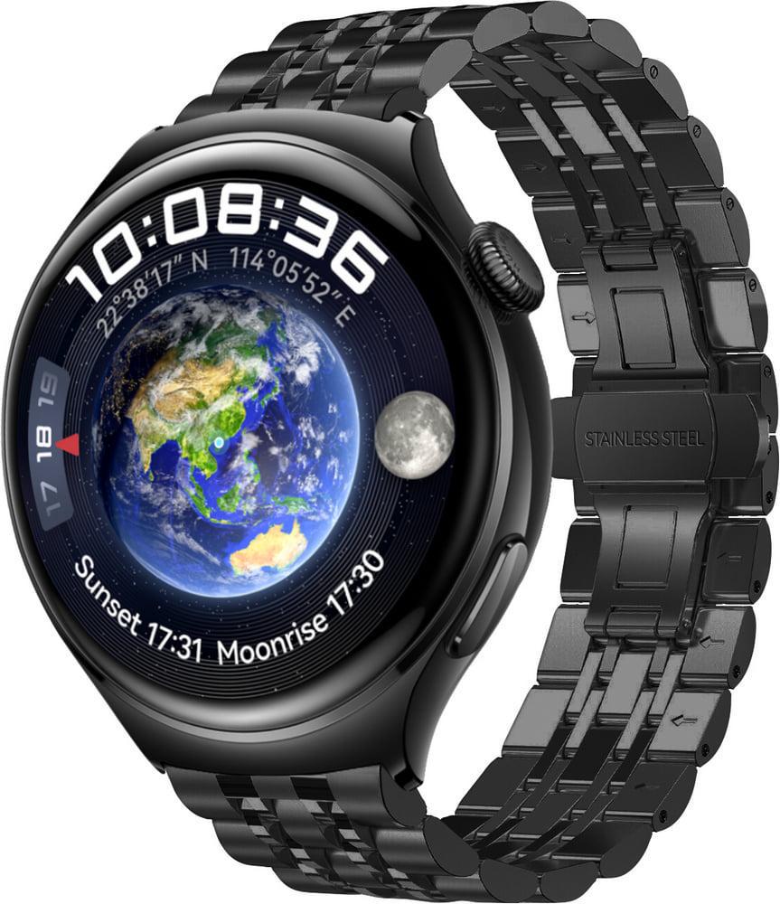 Браслет металлический Spinye для Huawei Watch 4/4 Pro Black (38608-2B)