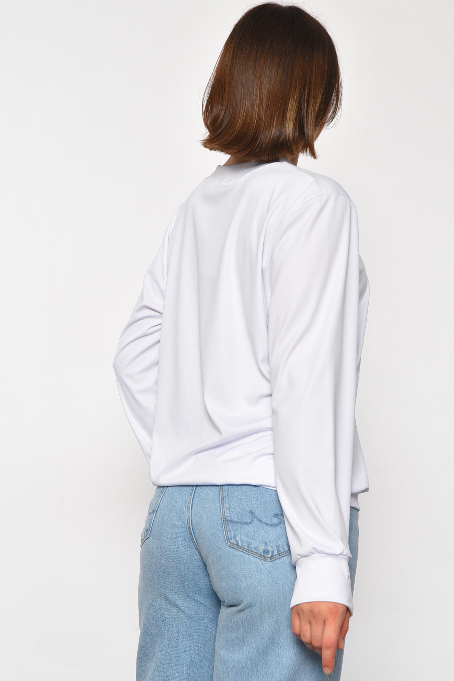 Світшот жіночий з малюнком L-XL Білий (185599) - фото 3 Світшот жіночий з малюнком L-XL Білий (185599) - фото 3