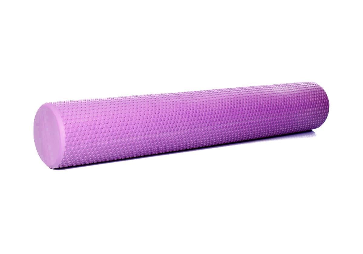 Массажный ролик EasyFit Foam Roller 90 см Фиолетовый (EF-2034-V)