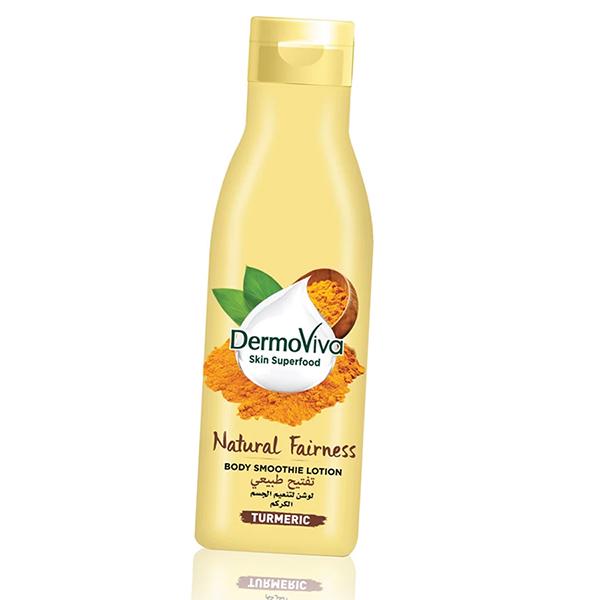 Лосьйон для тіла Dabur DermoViva Natural Fairness Body Smoothie Turmeric Lotion з куркумою 400 мл (43634076)